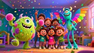 Monster Dance Song | Spooky Fun Dance Rhyme for Kids | Nursery Rhymes & Songs for Children