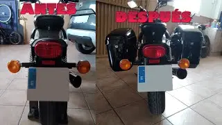 COMO INSTALAR MALETAS RÍGIDAS EN TU MOTO. SUZUKI MARAUDER 250