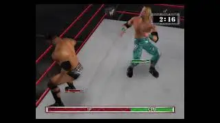 XBOX CLASSIC CXBX RELOADED WWF RAW 2001  PLAY BY RASHEED NATHA 1 THE ROCK WIN VS EDGE LOSE