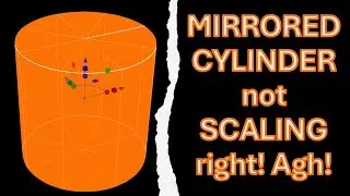 Autodesk Alias Tutorial: Non-p Scale Problem with Mirrored Cylinder