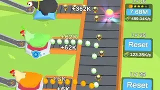 idle egg factory Game Gameplay | Day 2 | Satisfying Production 🔥