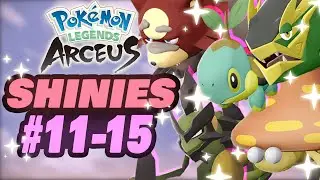 5 INCREDIBLE SHINY REACTIONS | Pokemon Legends Arceus Shiny Montage