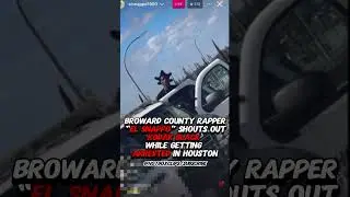 El Snappo shouts out Kodak Black while getting arrested in Houston #kodakblack #arrest #shorts
