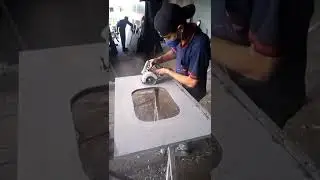 Colagem da Cuba pia de granito