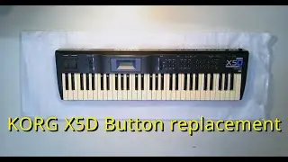 KORG X5D Button replacement