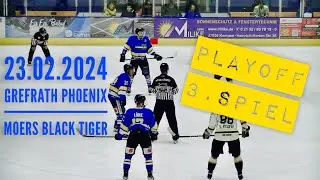 2024 02 23 #Grefrath  Phoenix # Moers Black Tiger # Playoff  3. Spiel