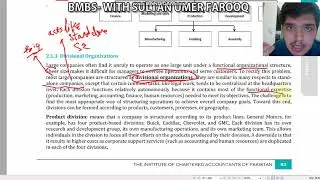 BMBS-ORGANIZATIONAL STRUCTURE PART 7