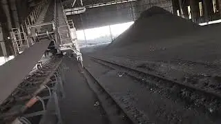 Coal stacker at gharibwal cement factory ltd Munawar Hussain