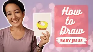 How to Draw Baby Jesus step-by-step