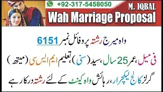 Syed Girl 25 MSc Math Rishta Available | Wah Marriage Proposals