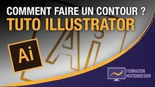 Comment faire un contour sur illustrator ? - Tuto débutant Illustrator