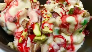 Custard Icecream | How to make tutti fruity Icecream at home | Quick n easy Icecream with SB