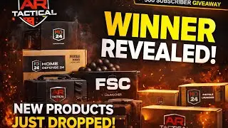 WINNER REVEALED! 🎉 AR Tactical 500 Subscriber Giveaway + NEW Home Defense 24 Gear Just Dropped!