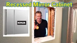 Bathroom Recessed Mirror Cabinet | Never Easy 😡