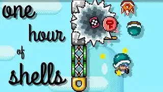 one hour of satisfying mario shell levels to watch while building a shelf