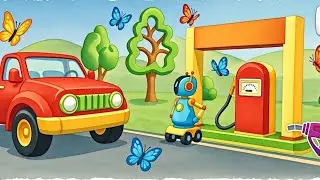 Helper cars full episodes cartoons for kids. Street vehicles & car transporter. Racing cars for kids