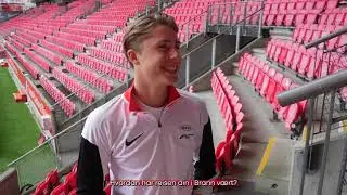 Har skrevet sin første A-lagskontrakt: – Brann-supporter hele livet