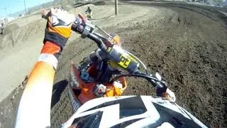 Retarded Goon Fail - Milestone MX Main Track 12-26-11 - Gopro HD