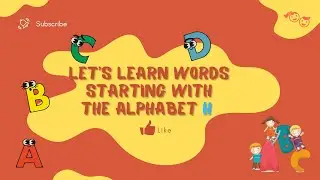 10 Words Starting with H/H Letter Words with Pictures/H Words