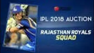 IPL auction 2018 Rajasthan Royals: Full list of players bought by RR