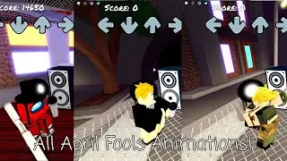 All April Fools Animation Packs | funny friday | ROBLOX