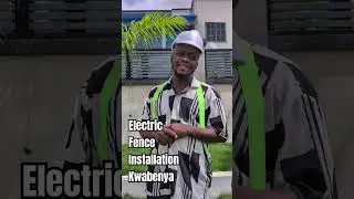 Electric Fence Installation -Kwabenya Call or ehatsapbusbon 0548787608 #electricfence #securityfence