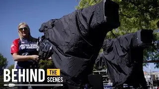 The archery arena | Behind the Scenes