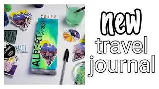 Trying a NEW*** SPIRAL NOTEBOOK as a Travel Journal #traveljournal #creativejournaling #journaling