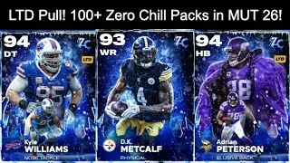 LTD Pull! Opening 100+ Zero Chill Packs in Madden 26 Ultimate Team!