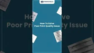 How to solve poor print quality issue in printer #printertales #poorquality #printerproblems #issue