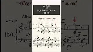 C.Czerny: Exercise Op. 821 No. 150#piano #educational #classical #musique