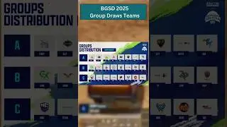 BGSD 2025 Group Draw | Soul & GodLike in Same Group 😱 | Battleground Showdown