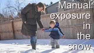 How to expose images in the snow
