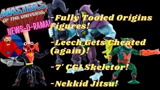 So much great MOTU news! What's Toy Guru's hang up with Leech's promos images? Masterverse! Origins!