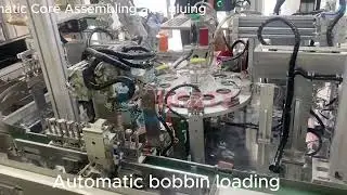 Fully automatic transformer inductor middle and back-end process production line