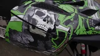 GRIM REAPER SLED WRAP - On the Polaris Dragon Snowmobile