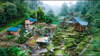 REWIND TIMELAPSE: 180 Days Of Cleaning And Building A New Farm Deep In The Forest | Full Video