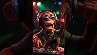 बंदर DJ बना 😜 जंगल में फुल पार्टी #FunnyAnimals#DesiComedy#DJParty