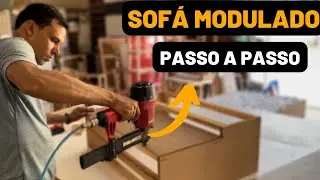 Estrutura sofá modulado passo a passo parte 1