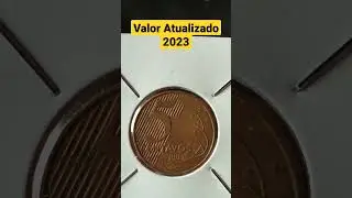 Moeda de 5 Centavos ano 2004 Valor Atualizado 2023 #deolhonotroco #valoratualizado2023