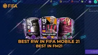 BEST RW IN FIFA MOBILE 21 | BEST IN FM21 | HK FIFA
