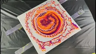 #31 Acrylic Pour Split Cup Florescent Colors