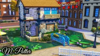 The Sims 4: Canal House (No CC) //Speed Build
