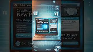 how to create a new partition in the windows #ytshorts #tech #shorts