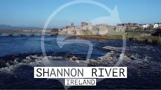 4K Drone View 🇮🇪 Kayaking in Shannon River - Limerick, Ireland