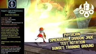 Physician Dimensional Dragon Jade Test Rotation Sunset Training Ground F28 : +0 Jade Enhancement