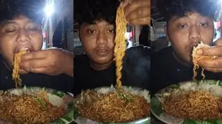 MUKBANG MIE SAMYANG+CABE RAWIT DAN IKAN BIKIN NANGIS !!!