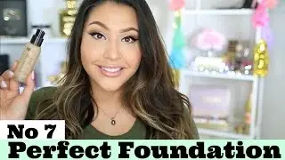 No 7 Stay Perfect Foundation Review + Demo