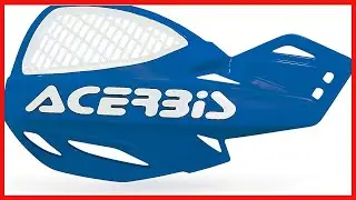 Acerbis Uniko Blue Vented Handguards: Durable Protection with Style