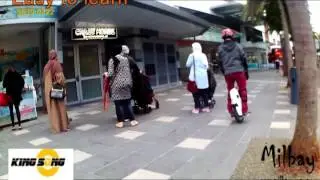 Milbay MB 18GTS how to ride amongst pedestrians